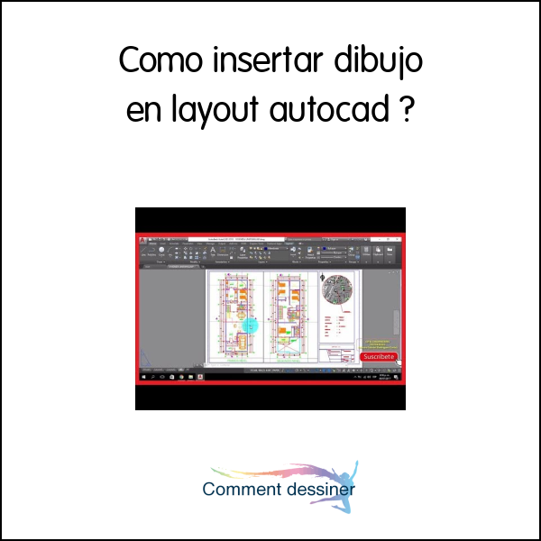 Como insertar dibujo en layout autocad